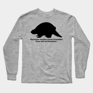 Glyptodon clavipes (Giant Armadillo) Black Long Sleeve T-Shirt